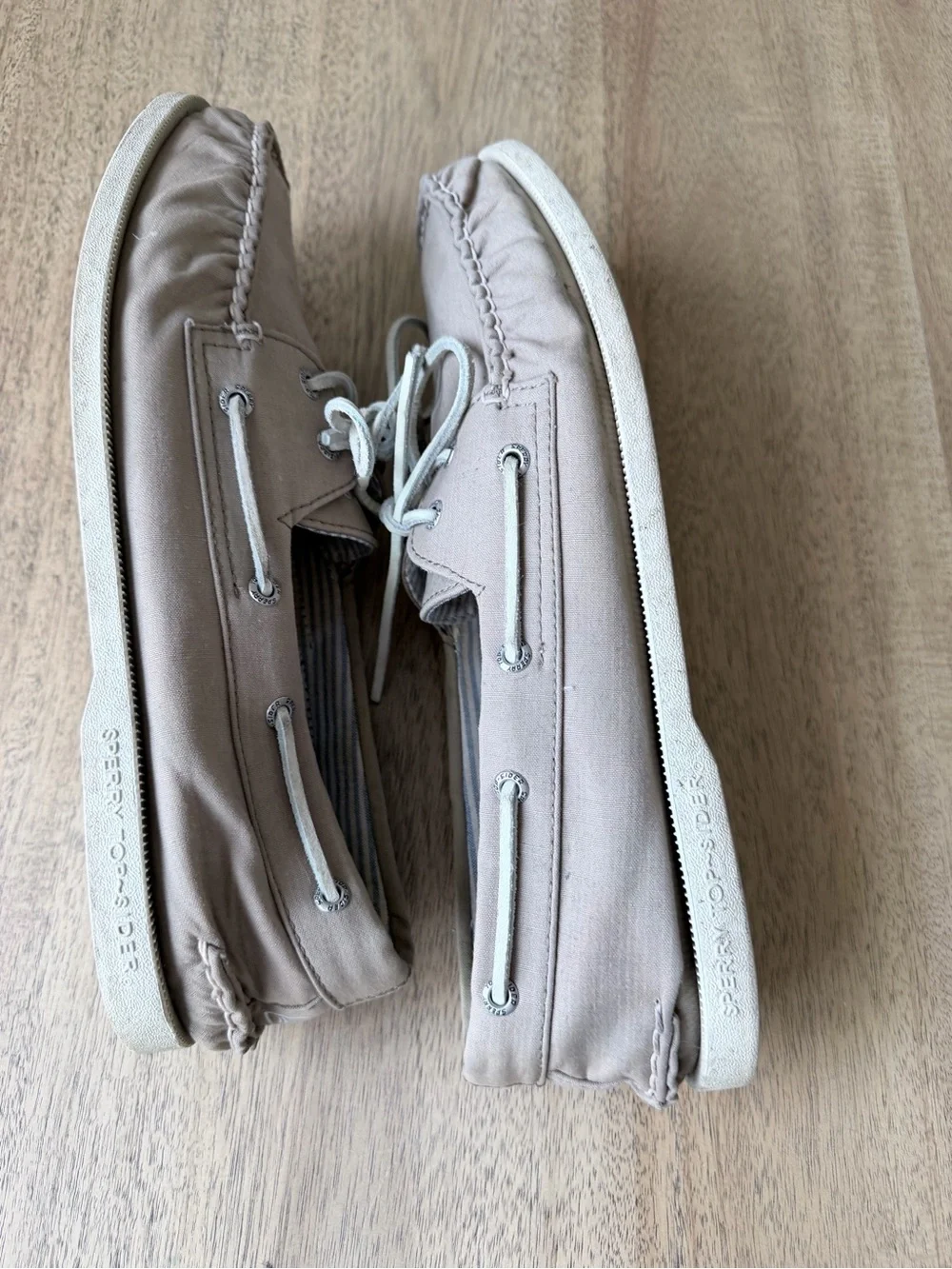 SPERRY TOP SIDER Authentic Original Boat Shoe Men’s Beige 13